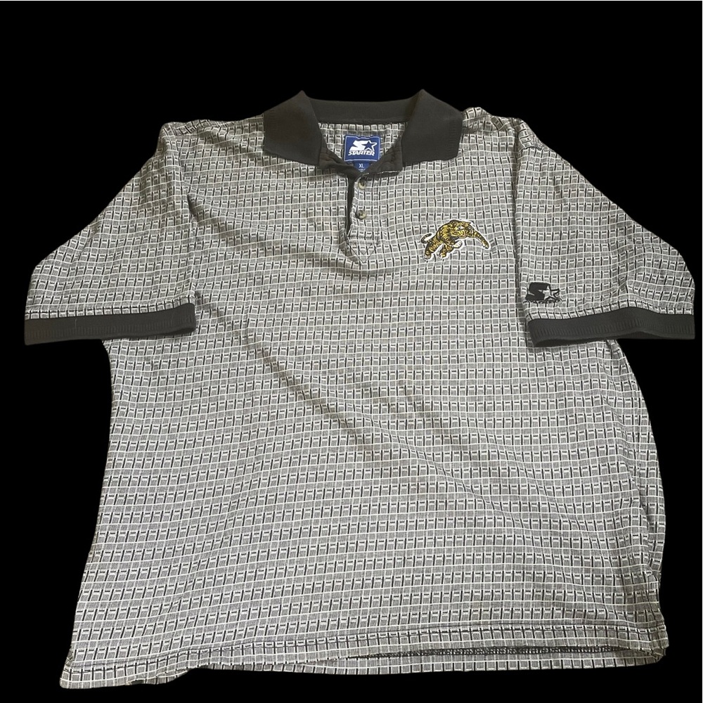 **rare** Vintage starter Hamilton Tiger Cats nfl embroidered polo